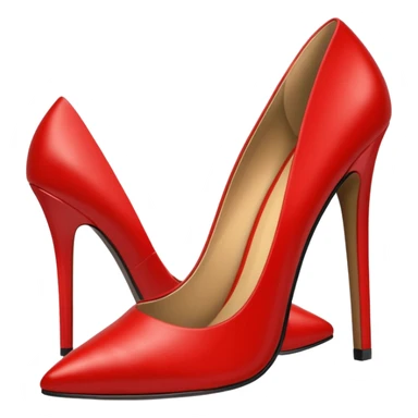 Red shoes for women sticker