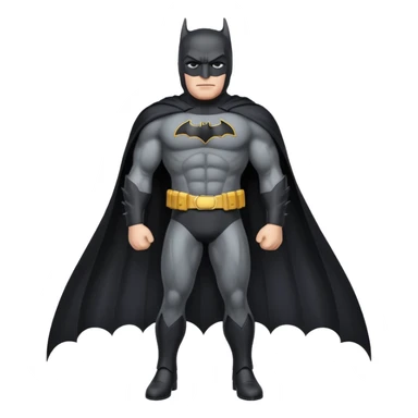 caucasian batman full body sticker
