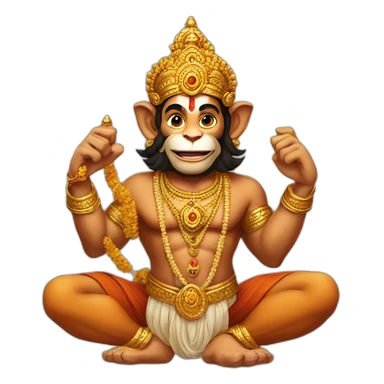 lord hanuman sticker