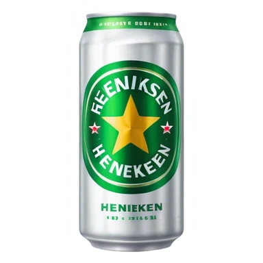 Cinematic Realistic Heineken Pop Culture Emoji, showcasing an iconic beer moment rendered with crisp textures and vibrant, energetic lighting. sticker