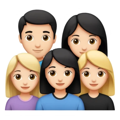 Friends written in English sticker