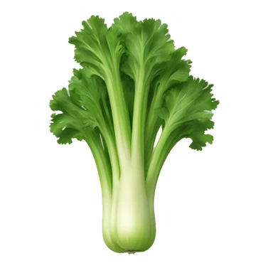 The vegetable celery  sticker