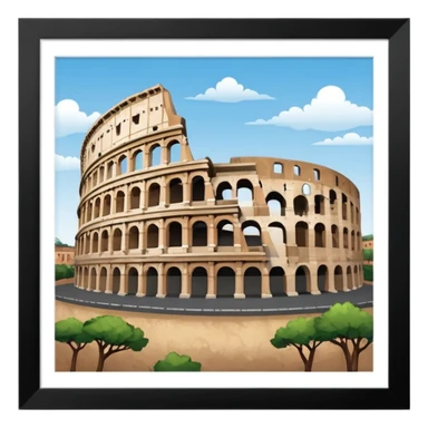 colosseum rome  emoji sticker