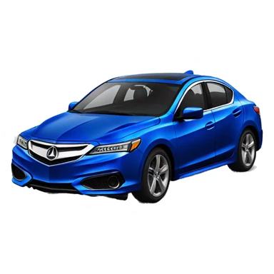 blue ILX acura sticker