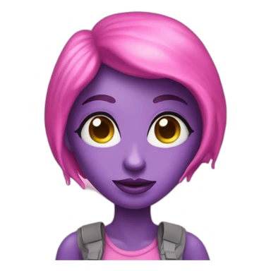 Extraterrestre Rosa sticker