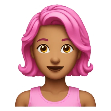 Nathalie pink sticker