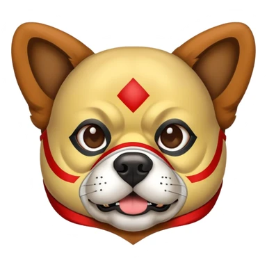 Dog as Luchador sticker