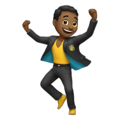 Un chico bailando sticker