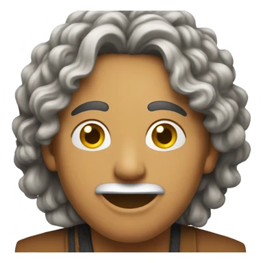 a emoji that resembles hindi lyrics sticker