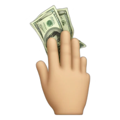 money hands sticker
