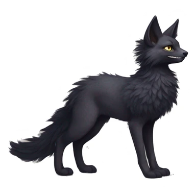  Cute Edgy Realistic Rare Fantasy Fluffy Slim Vernid-Trico-Melprin-species by LiLaiRa, by Falvie, full body sticker