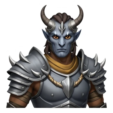 ESO male daedra, gray skin sticker