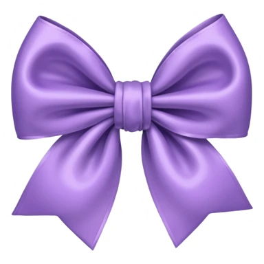 Cute bow light purple  sticker