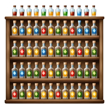 liquor store shelf sticker