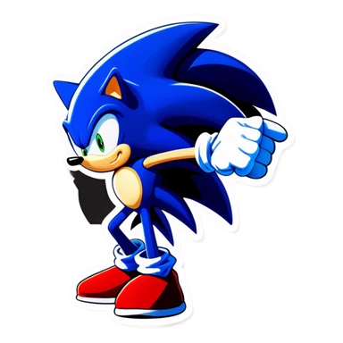 Sonic the Hedgehog sticker