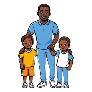 diddy holding kids sticker