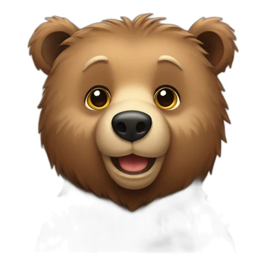 baby grizzly bear sticker