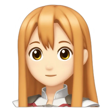 Asuna from sword art online sticker