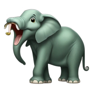 snake-eating-elephant sticker