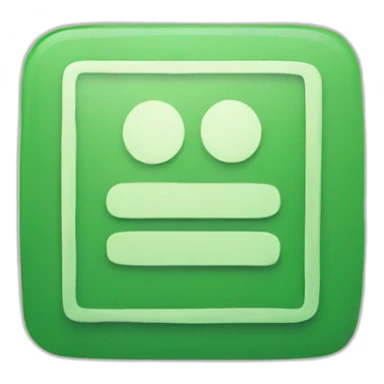 A green checkbox with a delightful border sticker