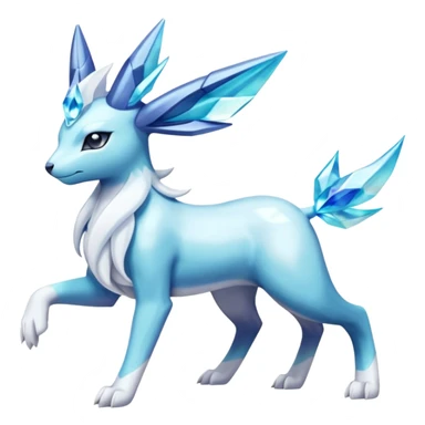 Primarina-Cobalion-Glaceon-Suicune-Amaura-Dialga-fusion sticker