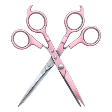 Light pink scissors  sticker