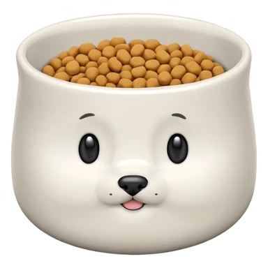 pet food bowl sticker