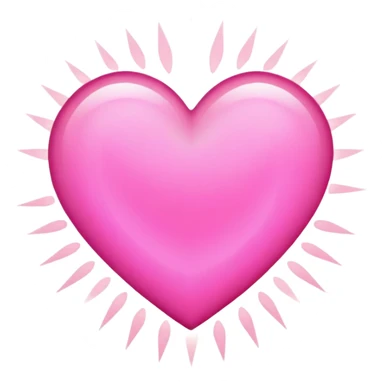 Heart radiating love sticker