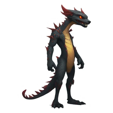 Cool Edgy Vernid species by LiLaiRa full body sticker