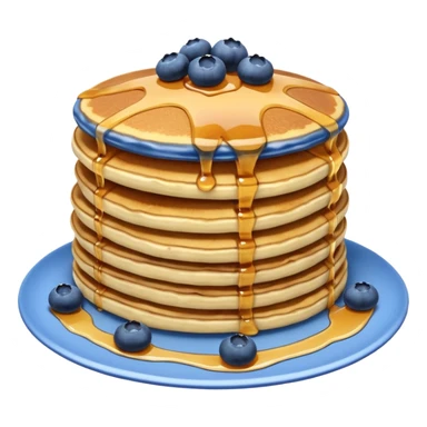 Blueberry pancakes sticker