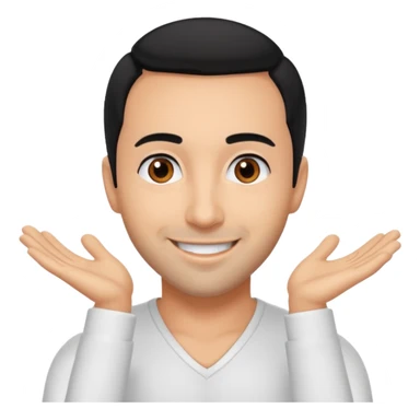 Howie Dorough brown eyes, black hair, white outfit sticker