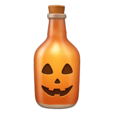 Halloween bottle  sticker