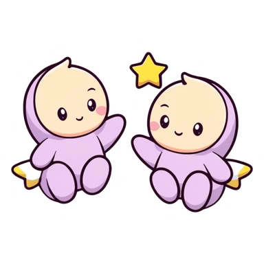 Little twin stars ￼ sticker