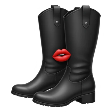 kiss  boot sticker