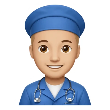 a male nurse  sticker