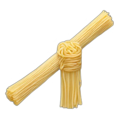 Lightsaber made of noodles sticker