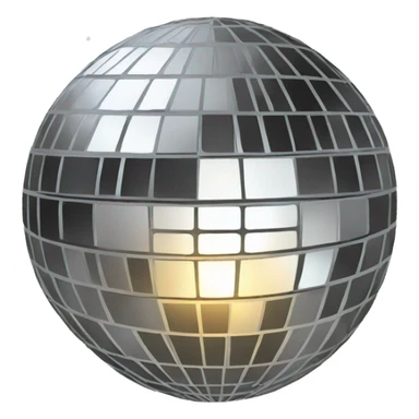 Disco ball sticker