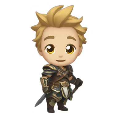 Ajax from genshin impact sticker