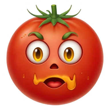 rotten soggy tomato sticker