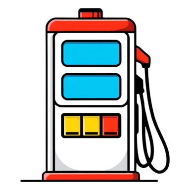 gas station pump sticker