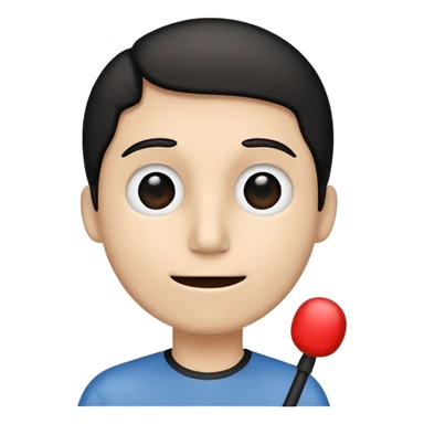 A stickman speaking sticker