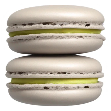 Light grey macaron sticker
