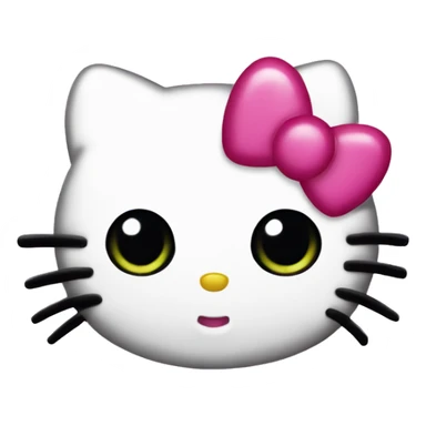 Hello kitty heart eyes sticker