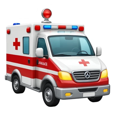 AMBULANCE  siren  sticker