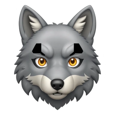 A tactical wolf sticker