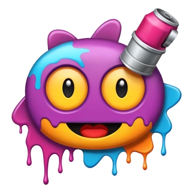 Graffiti painting sticker