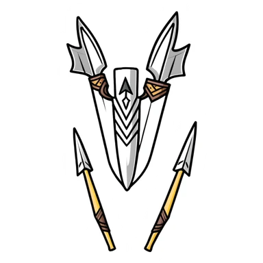 Quiver with magical arrows from Path of Exile 2 sticker