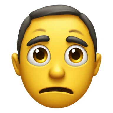 scared shaking sweating round yellow emoji sticker