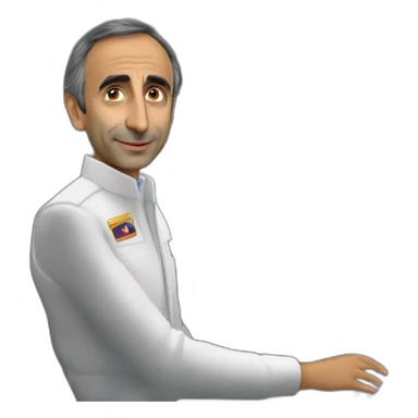 Eric Zemmour en pilote d'avion sticker