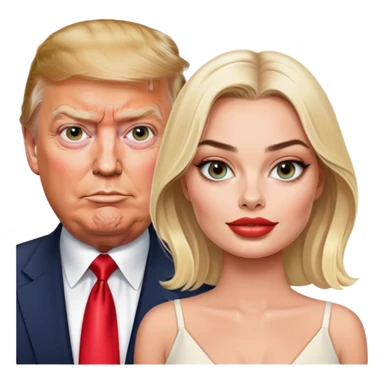 donal trumb en margorobins sticker